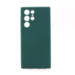 LindeCovers Samsung S21 Ultra - Silikonecover 22 Dark green