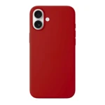 LindeCovers iPhone 16 - Silikonecover 33 Dark Red