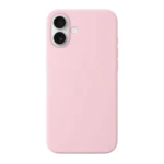 LindeCovers iPhone 16 - Silikonecover 75 Gray Pink
