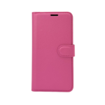 LindeCovers iPhone 15 Pro - PU Litchi Læder Flip Cover 7 Rose Red