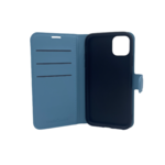 LindeCovers iPhone 11 - PU Litchi Læder Flip Cover 5 Blue