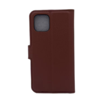 LindeCovers iPhone 11 Pro Max - PU Litchi Læder Flip Cover 9 Brown