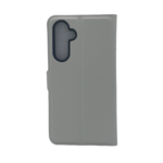 LindeCovers Samsung A14 - PU Litchi Læder Flip Cover 2 White