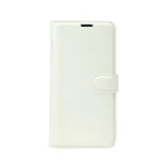LindeCovers Samsung S21 Ultra - PU Litchi Læder Flip Cover 2 White