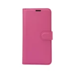 LindeCovers Samsung S21 Ultra - PU Litchi Læder Flip Cover 7 Rose Red