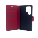 LindeCovers Samsung S23 Ultra PU-Læder Flip 4 Red