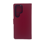 LindeCovers Samsung S24 Ultra PU-Læder Flip 4 Red