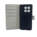 LindeCovers Xiaomi 14 Pro - PU Litchi Læder Flip Cover 2 White