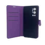 LindeCovers OnePlus 9 Pro - PU Litchi Læder Flip Cover 8 Violet