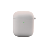 LindeCovers AirPods 1/2 Gen - Silikone Cover 7 Powder sand