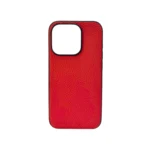 LindeCovers iPhone 11 Pro - Ægte Læder Bagside Cover Red