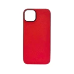 LindeCovers iPhone 13 - Ægte Læder Bagside Cover Red