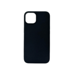 LindeCovers iPhone 14 - Ægte Læder Bagside Cover Black