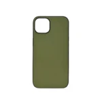 LindeCovers iPhone 14 - Ægte Læder Bagside Cover Green