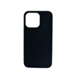 LindeCovers iPhone 14 Pro - Ægte Læder Bagside Cover Black