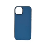 LindeCovers iPhone 15 - Ægte Læder Bagside Cover Blue