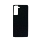 LindeCovers Samsung Galaxy S21 - Ægte Læder Bagside Cover Black