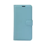 LindeCovers Xiaomi 13 - PU Litchi Leather Flip Cover 5 Blue