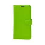 LindeCovers Xiaomi 13 - PU Litchi Leather Flip Cover 6 Green