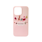 LindeCovers iPhone 11 Pro - Julemotiv Bagsidecover Silikone Pink Holiday Crew