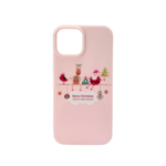 LindeCovers iPhone 12/12 Pro - Julemotiv Bagsidecover Silikone Pink Holiday Crew