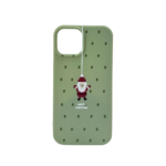 LindeCovers iPhone 12/12 Pro - Julemotiv Bagsidecover Silikone Green Santa Joy