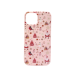 LindeCovers iPhone 12/12 Pro - Julemotiv Bagsidecover Silikone Rosy Winter Wonderland