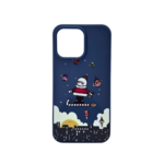 LindeCovers iPhone 14 Pro Max - Julemotiv Bagsidecover Silikone Santa's Starry Adventure