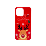 LindeCovers iPhone 14 Pro Max - Julemotiv Bagsidecover Silikone Festive Rudolph