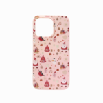 LindeCovers iPhone 13 Pro Max - Julemotiv Bagsidecover Silikone Rosy Winter Wonderland