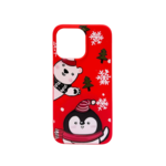 LindeCovers iPhone 13 Pro Max - Julemotiv Bagsidecover Silikone Festive Polar Pals