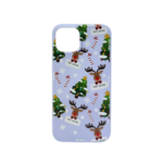 LindeCovers iPhone 14 - Julemotiv Bagsidecover Silikone Rudolph's Candy Cane Cheer