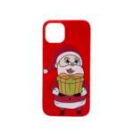 LindeCovers iPhone 15 - Julemotiv Bagsidecover Silikone Jolly Santa