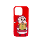 LindeCovers iPhone 15 Pro Max - Julemotiv Bagsidecover Silikone Jolly Santa