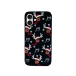 LindeCovers iPhone 16 - Julemotiv Bagsidecover Silikone Dancing Rudolph Delight