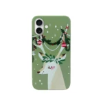 LindeCovers iPhone 16 - Julemotiv Bagsidecover Silikone Jolly Reindeer