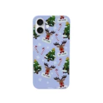 LindeCovers iPhone 16 Plus - Julemotiv Bagsidecover Silikone Rudolph's Candy Cane Cheer