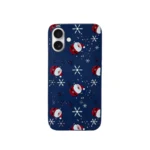 LindeCovers iPhone 16 Plus - Julemotiv Bagsidecover Silikone Midnight Santa Magic