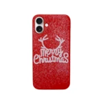 LindeCovers iPhone 16 Plus - Julemotiv Bagsidecover Silikone Merry Christmas