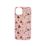 LindeCovers iPhone 16 Pro - Julemotiv Bagsidecover Silikone Rosy Winter Wonderland