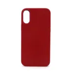 LindeCovers iPhone X - Silikonecover 33 Dark Red