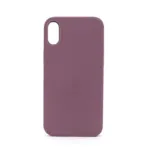 LindeCovers iPhone X - Silikonecover 62 Black Currant