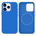 LindeCovers iPhone 12/12 Pro Silikonecover - MagSafe Kompatibel 3 Deep Lake Blue