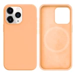 LindeCovers iPhone 12 Pro Max - Silikonecover til trådløs opladning 69 Honeydew