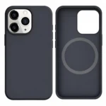 LindeCovers iPhone 12 Pro Max - Silikonecover til trådløs opladning 15 Charcoal Gray Black