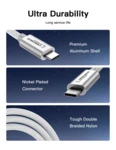 LindeCables USB-C 3.2 Gen. 2x2 100W Premium kabel - 3 m