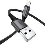 LindeCables USB-A til Lightning kabel 20W - 1 m Grå