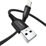 LindeCables USB-A til Lightning kabel 12W - 2 m Sort