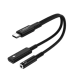 LindeCables 2-i-1 USB-C Adapter til 3.5 mm AUX