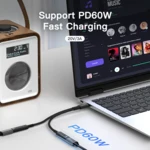 LindeCables 2-i-1 USB-C Adapter til Lyd/Opladning
